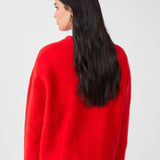 Sabina™ - Camisola clássica vermelha