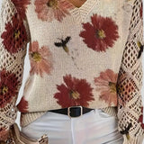 Ingride™ - Camisola elegante com padrão floral