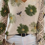 Ingride™ - Camisola elegante com padrão floral