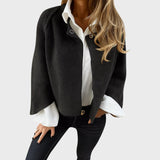 Alécia™ - Casaco curto elegante e quente