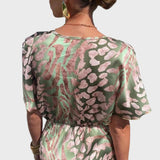 Alzira™ - Vestido Twisted com Decote em V Drapado