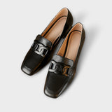Luz™ - Mocassins aconchegantes com salto pequeno