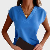 Mariana™ - Top com decote e mangas largas