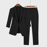 Lara™  - Conjunto de blazer e calças de duas peças