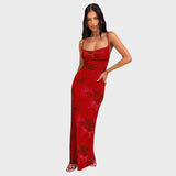 Rafaela™ - Vestido com Padrão Floral Romântico