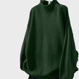 Flor™ - Camisola Oversized com Gola Alta e Textura Aconchegante