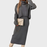 Severina™ - Conjunto elegante de duas peças em malha