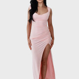 Clara™ - Vestido elegante e intemporal com fenda