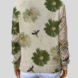 Ingride™ - Camisola elegante com padrão floral