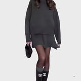 Luena™ - Conjunto elegante de duas peças em malha