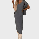 Severina™ - Conjunto elegante de duas peças em malha