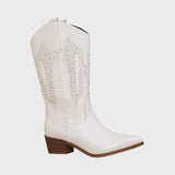 Gisela™ - Botas de couro cowboy