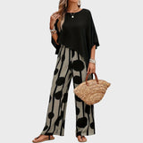 Soraia™ - Conjunto com estampado assimétrico