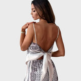 Elizabete™ - Conjunto de duas peças com padrão