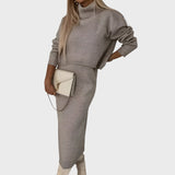 Severina™ - Conjunto elegante de duas peças em malha