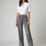 Sisu™ | Harmaat Leveät Farkut