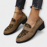Zoe™ - Mocassins Padrāo leopardo