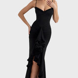 Aurora™ -  Vestido maxi com folhos