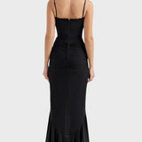 Aurora™ -  Vestido maxi com folhos