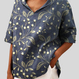 Aida™ - Blusa de Linho com vários padrões