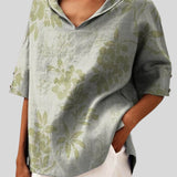 Aida™ - Blusa de Linho com vários padrões