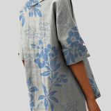 Aida™ - Blusa de Linho com vários padrões
