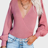 Débora™ - Camisola em Malha Canelado