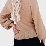 Débora™ - Camisola em Malha Canelado