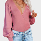 Débora™ - Camisola em Malha Canelado