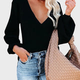 Débora™ - Camisola em Malha Canelado