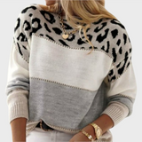 Luna™ - Camisola Casual com Design de Leopardo