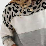 Luna™ - Camisola Casual com Design de Leopardo