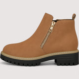 Nicole™ - Bota com fecho de correr