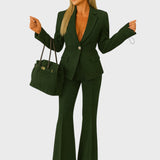 Leontina™ - Conjunto de fato de duas peças elegante