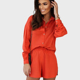 Cecília™ - Conjunto Santorini Camisa e Calções