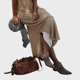 Virginia™ - Botas Boho Chic com tachas