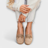 Mel™ - Mocassins rasos com laço