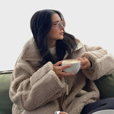 Adelisa™ - Casaco oversized polar