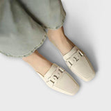 Luz™ - Mocassins aconchegantes com salto pequeno