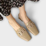 Luz™ - Mocassins aconchegantes com salto pequeno
