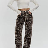 LEOPARD™ | Denim Straight Jeans