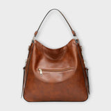 Sara™  - Mala Hobo Clássica com Acabamento Brilhante