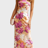 Manuela™ - Vestido longo de cetim