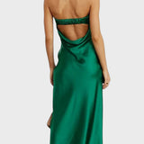 Manuela™ - Vestido longo de cetim