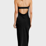 Manuela™ - Vestido longo de cetim