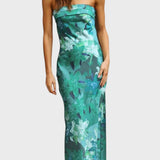 Manuela™ - Vestido longo de cetim