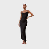 Valentina™ - Vestido Longo de Cetim
