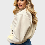 Rosaura™ - Casaco bomber simples