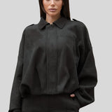 Frederica™ - Casaco Oversize em Camurça