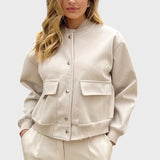 Rosaura™ - Casaco bomber simples